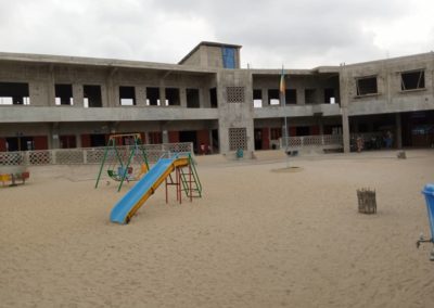 Avancement des travaux de l’école catholique Marie-Auxiliatrice au Benin